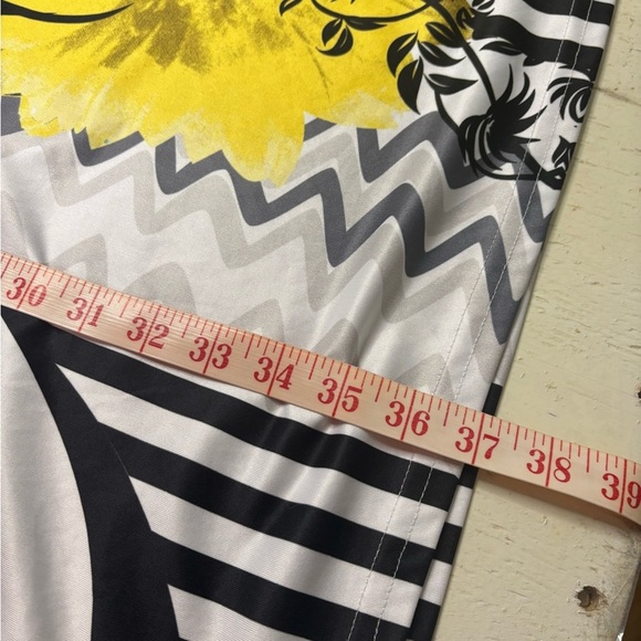 Tango Mango Flower Print A Line Sleeveless Dress Size Medium Vibrant Maximalist - Picture 5 of 8